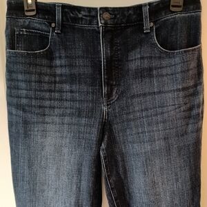 Talbot's Ladies Sz 12 Straight Leg Light Distress Jeans